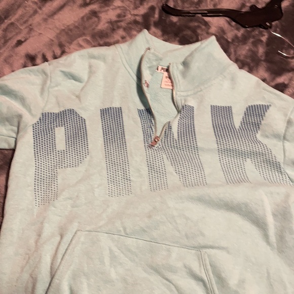 Pink brand zip up sweatshirt - Picture 3 of 3